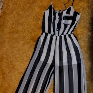 Black and White Jumpsuit